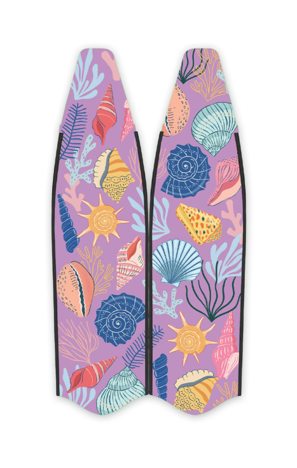 Seashell & Coral - Purple By Nindyafras